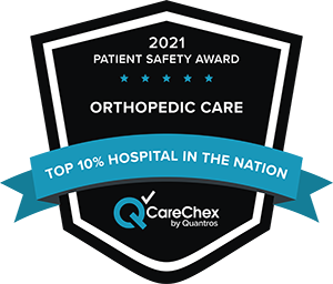 Hospital Nation Top 10% - ortho care award icon