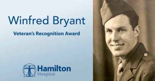 Winfred Bryant - Veteran’s Recognition Award