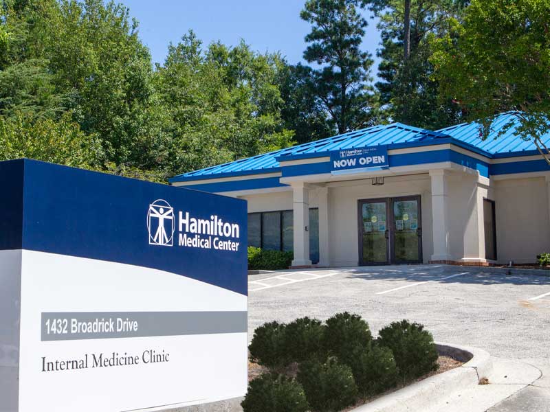 Hamilton Internal Medicine Clinic in Dalton GA - exterior shot