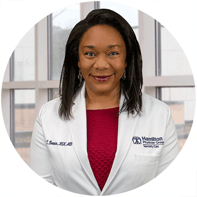 Angel Brown, MD - a pulmonologist at Hamilton Physician Group - Specialty Care