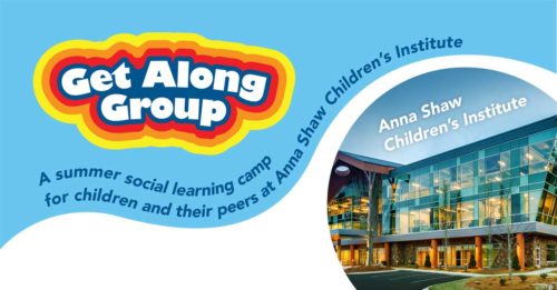 Get Along Group with picture of children's institute building