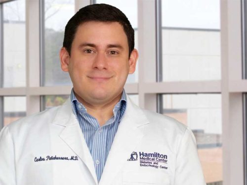 Carlos Peñaherrera, MD is an endocrinologist at Hamilton Diabetes and Endocrinology Center in Dalton, GA.