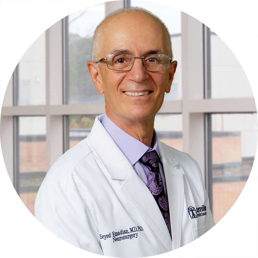 Seyed Emadian is a board-certified neurosurgeon at Hamilton Physician Group - Neurosurgery and Spine in Dalton, GA. 