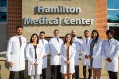 Resident physicians at Hamilton Medical Center