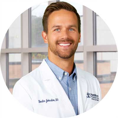 Dr. Dustin Johnston is an internal medicine physician at Hamilton Physician Group-Primary Care-Dalton, located inside the Medical Plaza in Dalton, Georgia.