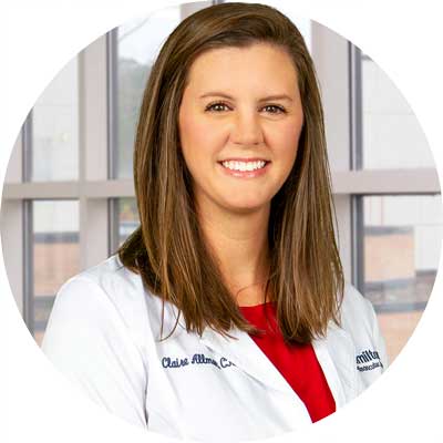 Claire Allman is a nurse practitioner at Hamilton Cardiovascular Institute.