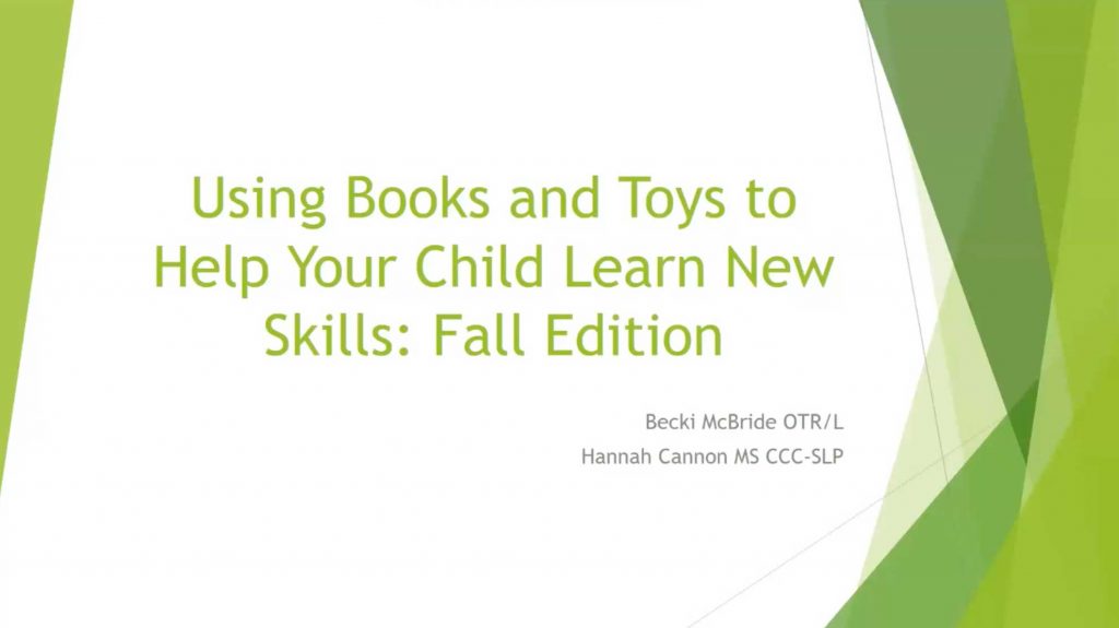 Using Books & Toys to Help Your Child Learn New Skills