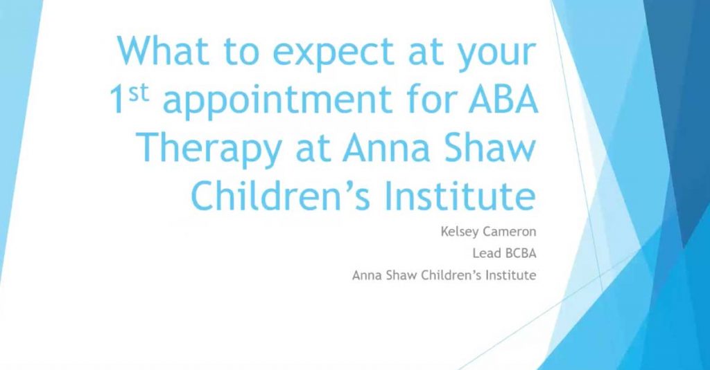 What to Expect at Your First ABA Therapy Visit