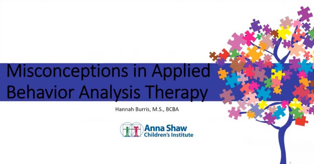 Misconceptions About ABA Therapy